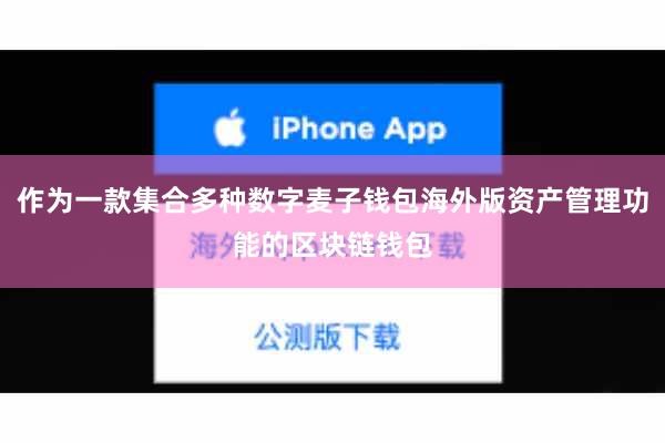 作为一款集合多种数字麦子钱包海外版资产管理功能的区块链钱包