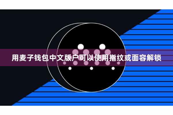 用麦子钱包中文版户可以使用指纹或面容解锁